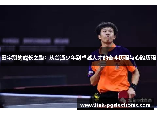 田宇翔的成长之路：从普通少年到卓越人才的奋斗历程与心路历程
